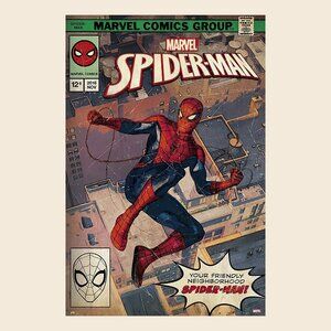 Spider Man Comic Book Cover Poster_ 165